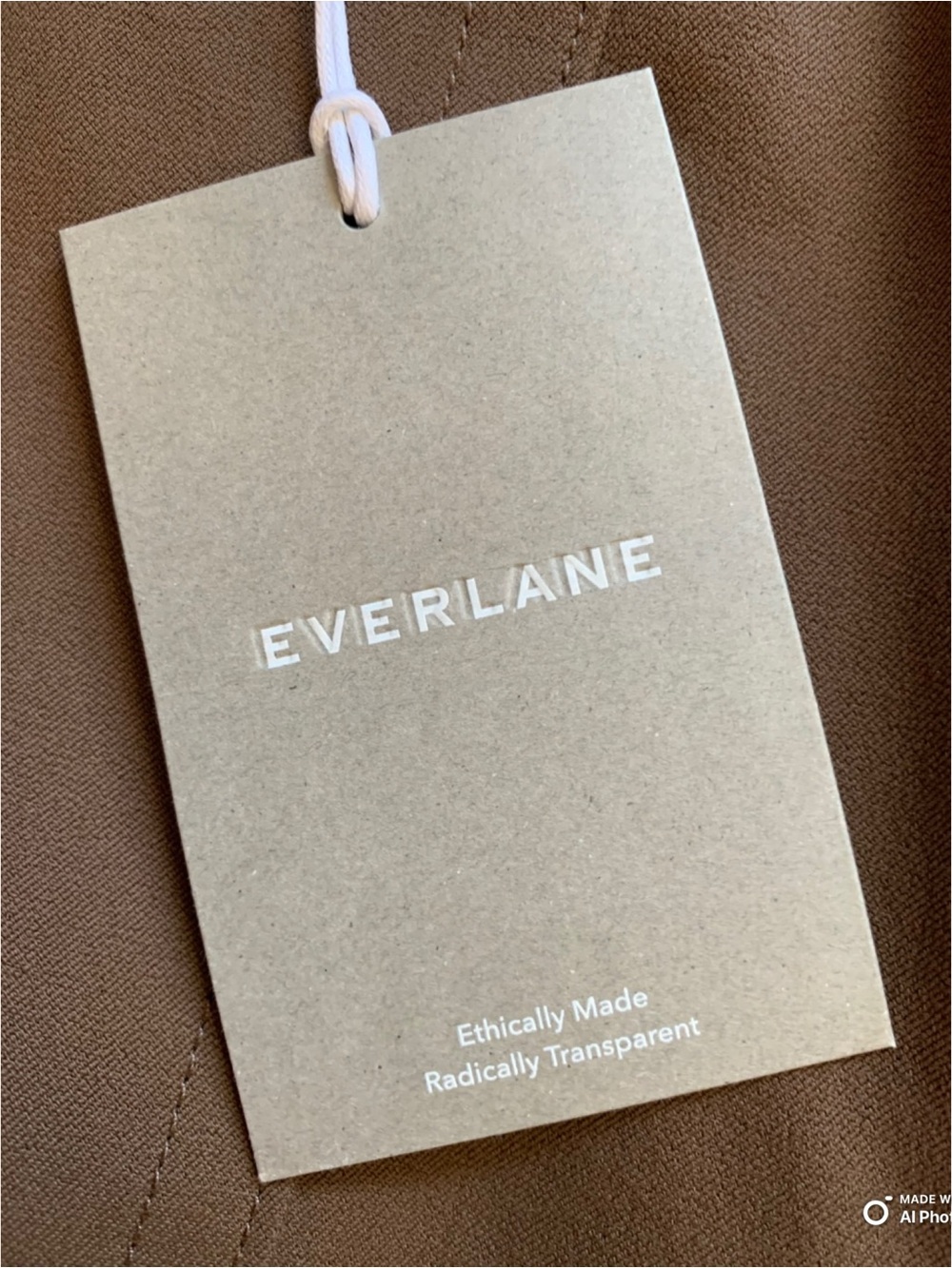 Everlane Cocoa Brown Bi-Stretch Utility Pant Size 00 NWT Fall Casual - Picture 11 of 17
